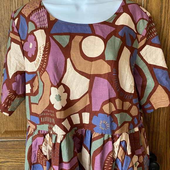 NWT Princess Highway Linen Dress with Pockets - Picture 3 of 7